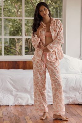 Papinelle Nostalgia Cosy 100% Cotton Pajama Set