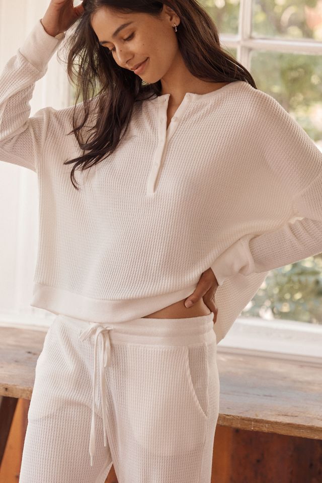 Papinelle Super Soft Waffle Pajama Set #1