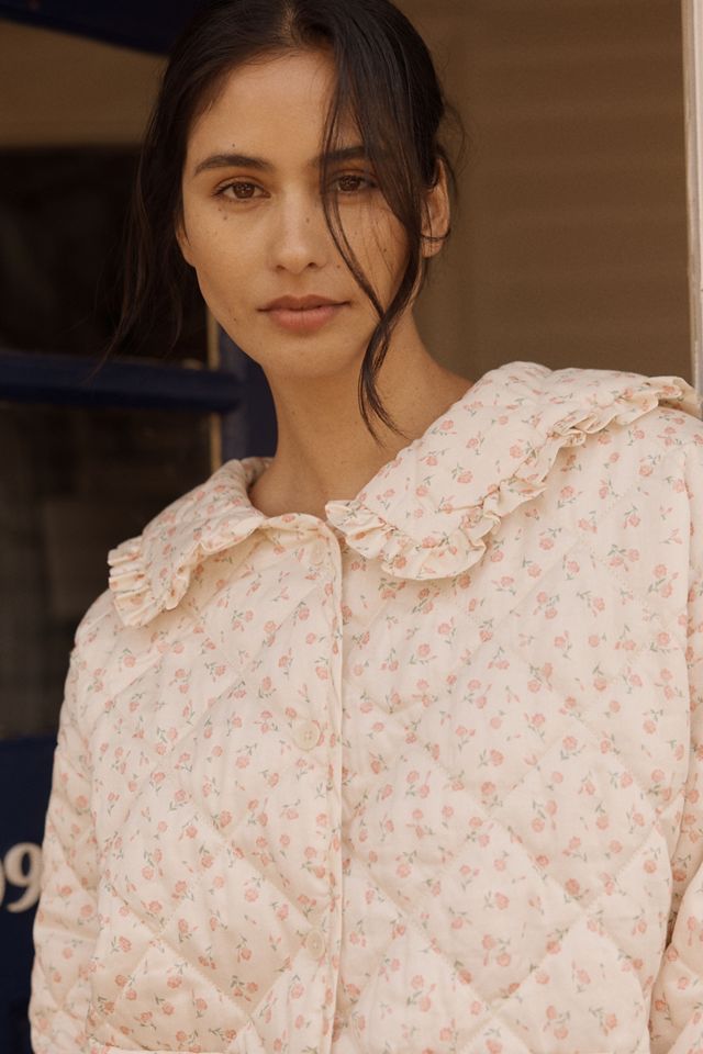 Papinelle Rosette Floral 100% Cotton Bed Jacket #3