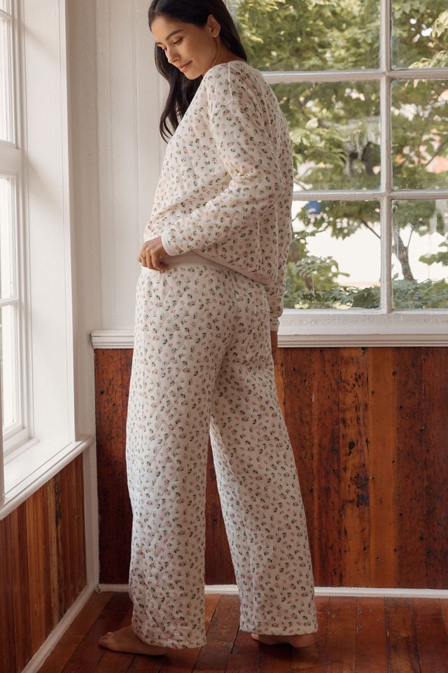 Papinelle Quilted 100% Cotton Pajama Set #2