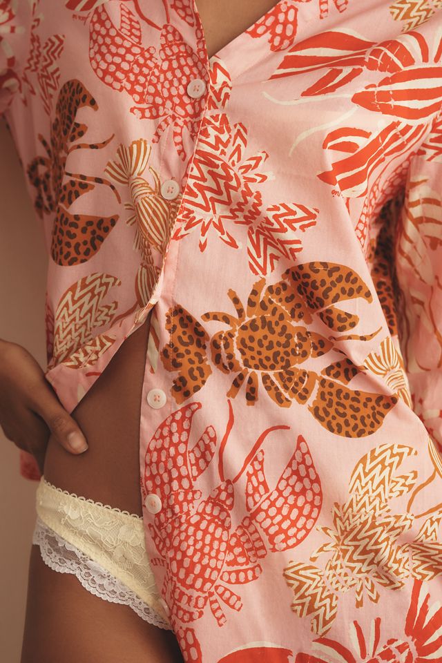 Farm Rio x Anthropologie Long-Sleeve Printed Buttondown Shirt #3