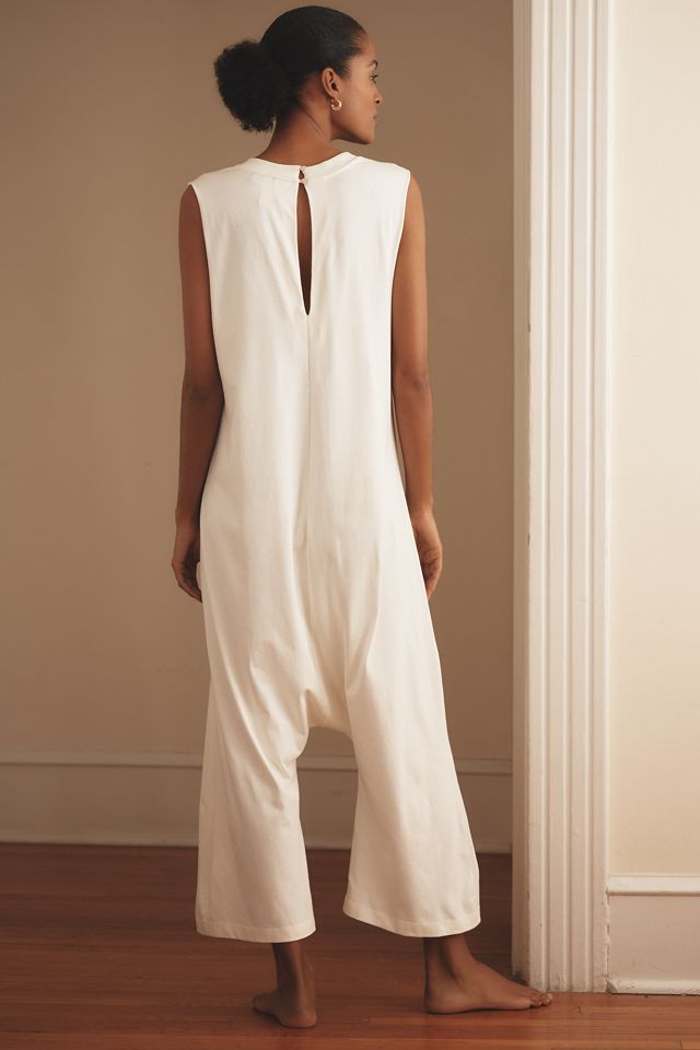 Farm Rio x Anthropologie Sleeveless Knit Graphic Jumpsuit #1