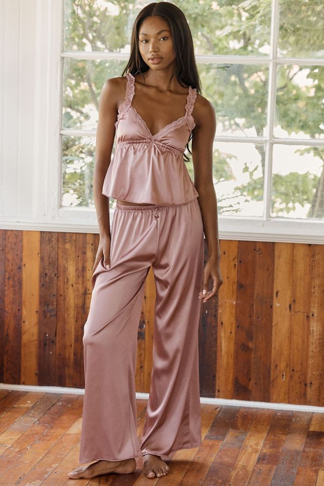 Waverles Estelle Silky Satin Pajama Set #1