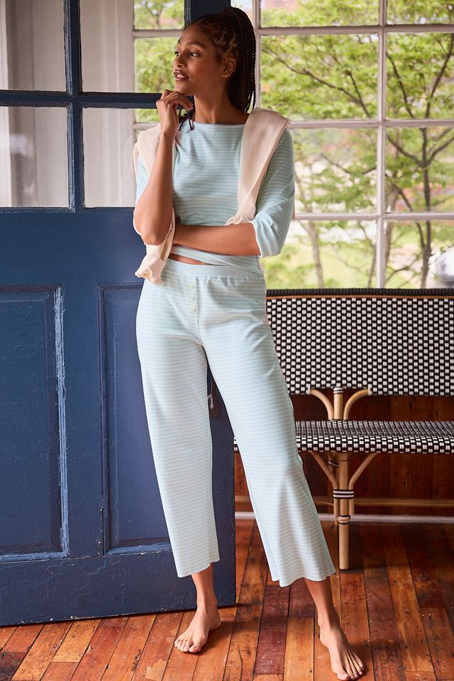 Cozyland by Morgan Lane Ellie Long-Sleeve Pajama Set | Anthropologie