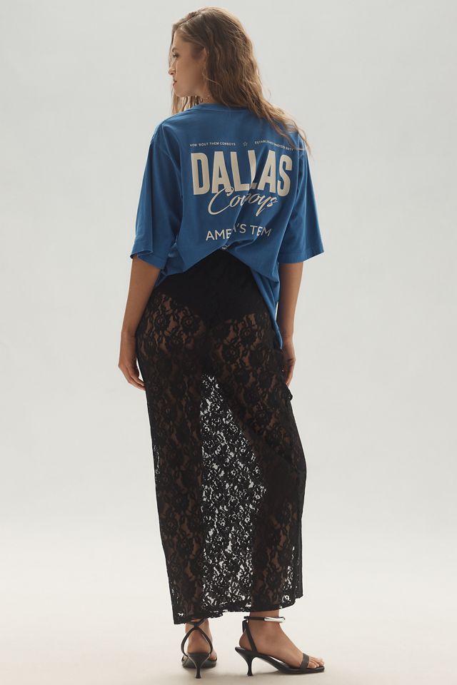 Gonna Midi in Pizzo Trasparente di Anthropologie #2