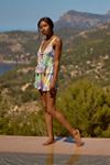 LyreBird Silky Plunge-Neck Tank Top