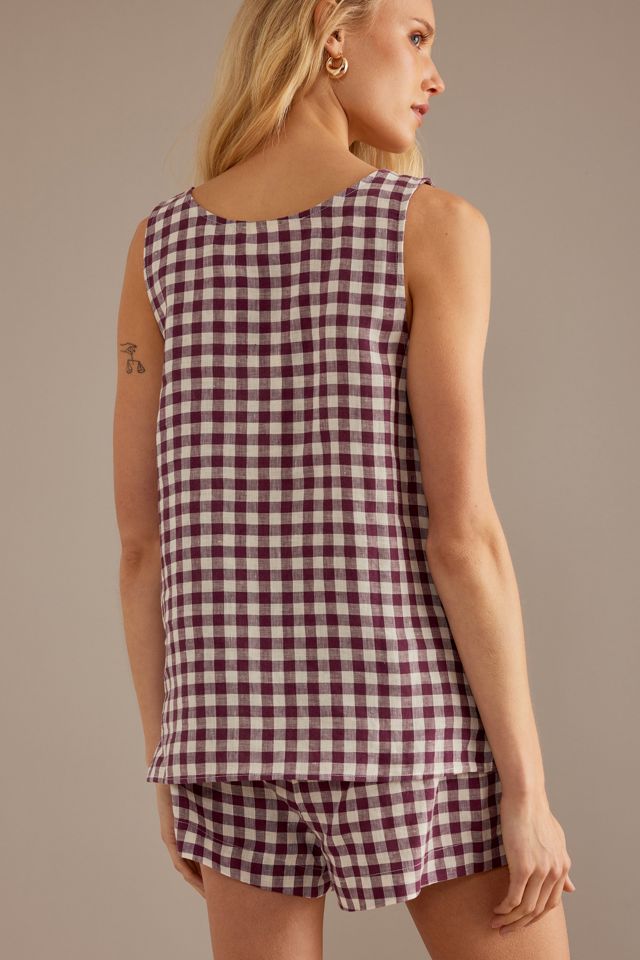 Piglet In Bed Linen Cami Pyjama Set #2
