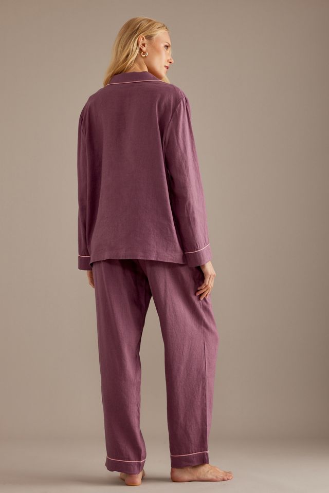Piglet In Bed Linen Trouser Pyjama Set #1