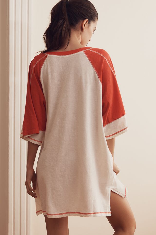 By Anthropologie Oversized Graphic Sleep T-Shirt #1