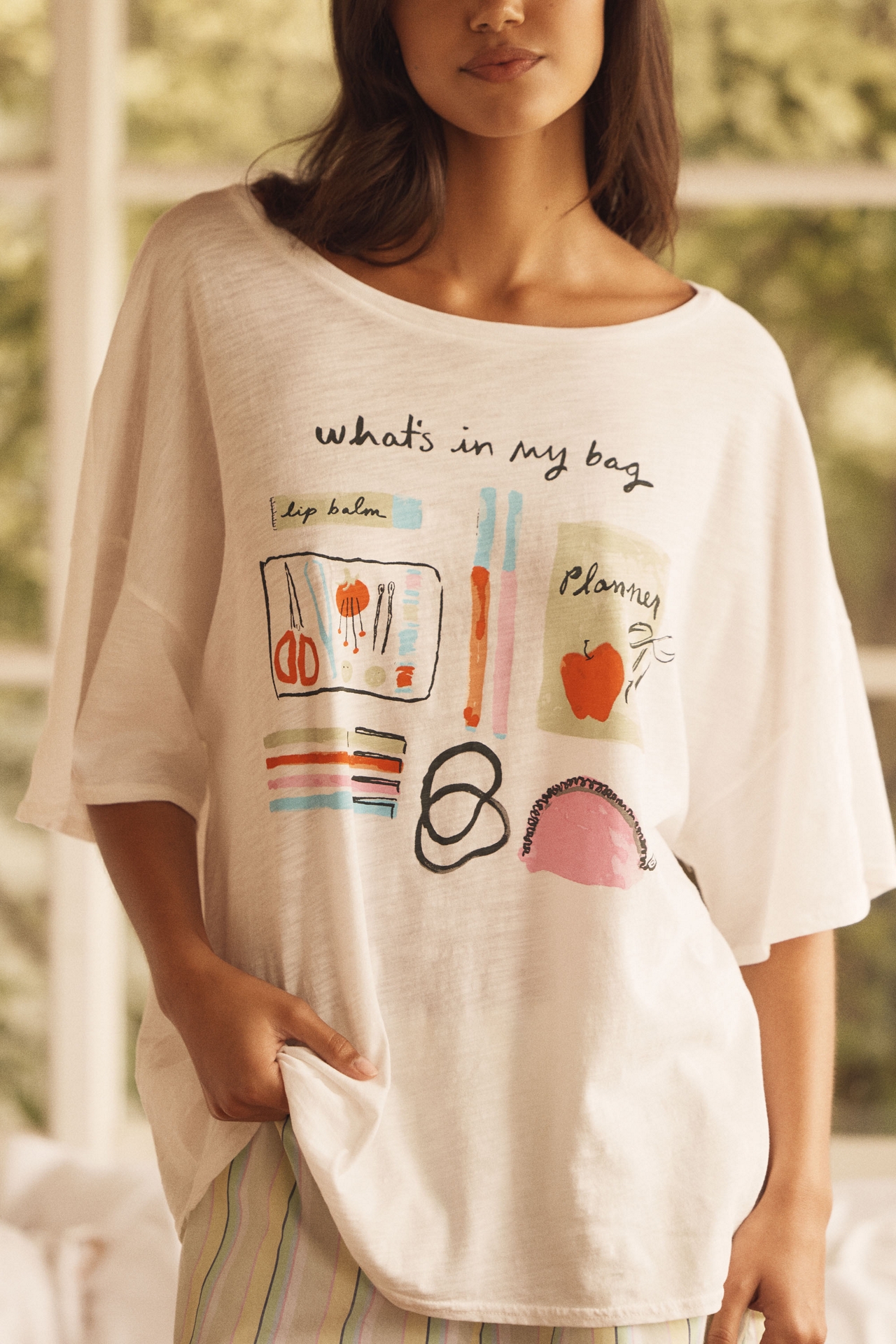 Phthalo Ruth x LyreBird Oversized Graphic Tee
