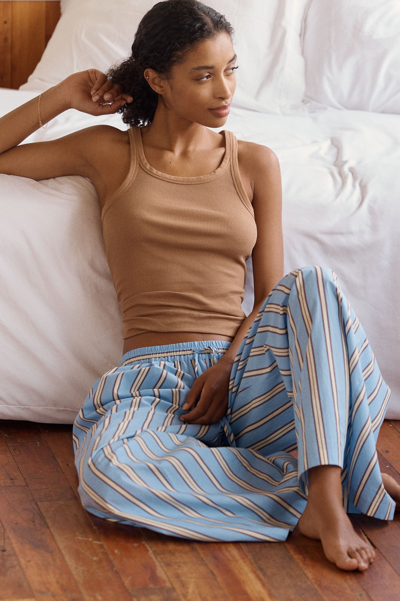 LyreBird Wide Leg Boxer Pants