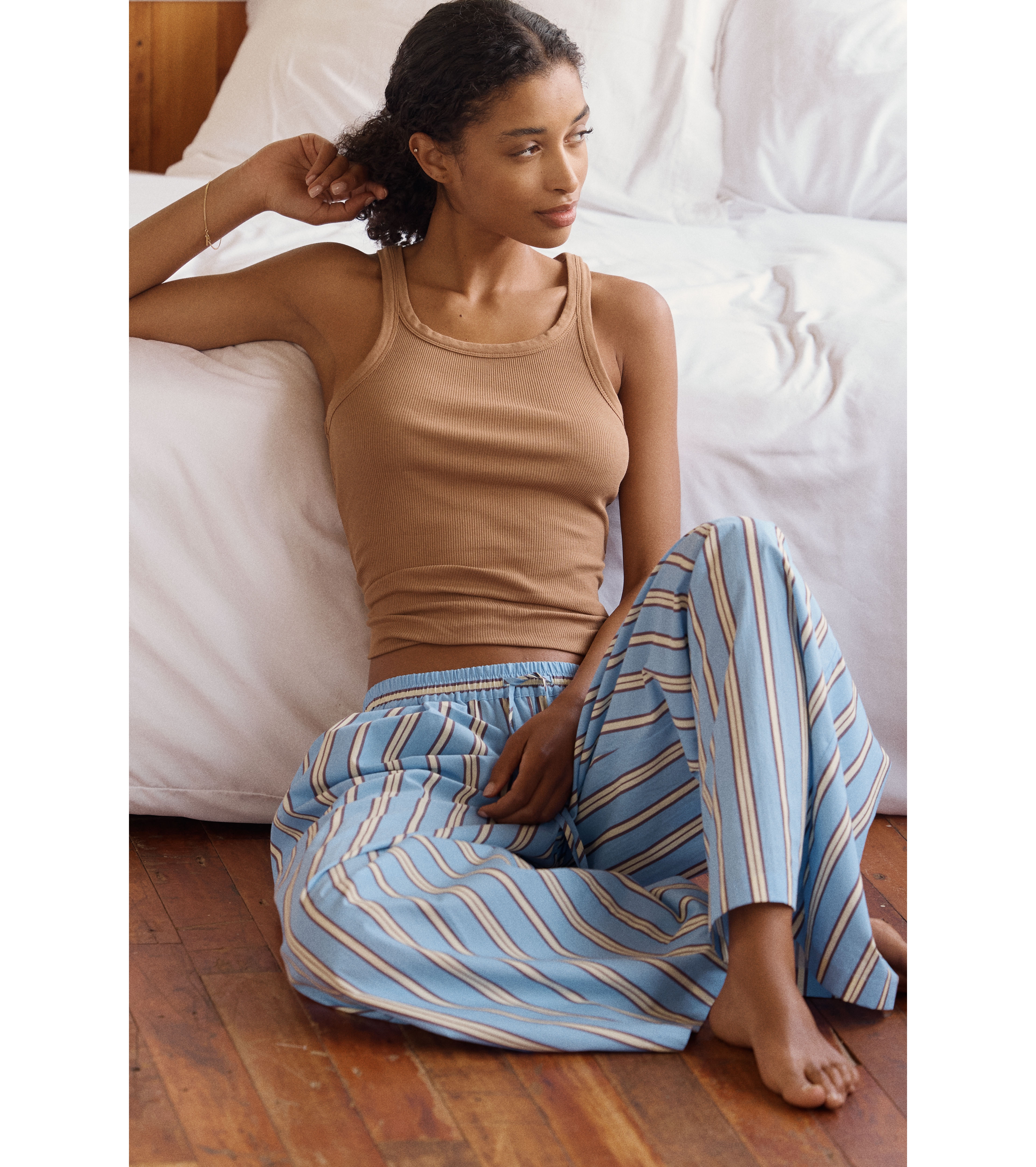 LyreBird Wide Leg Boxer Pants