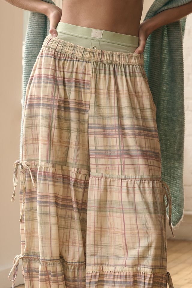 By Anthropologie Relaxed Flannel Jogger Pants #2