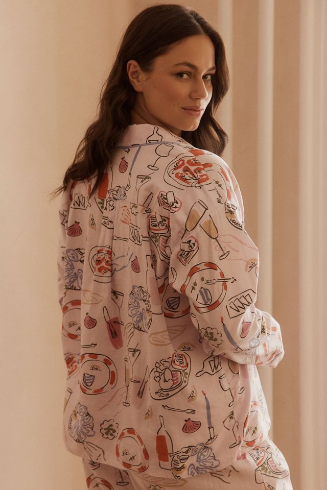 Camicia pigiama flanella a maniche lunghe LyreBird #5