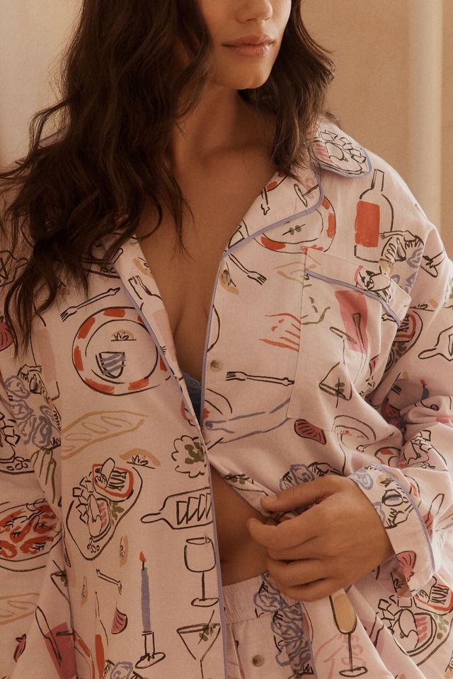 Camicia pigiama flanella a maniche lunghe LyreBird #7