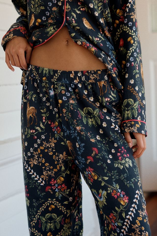Pantaloni pigiama in flanella LyreBird #1