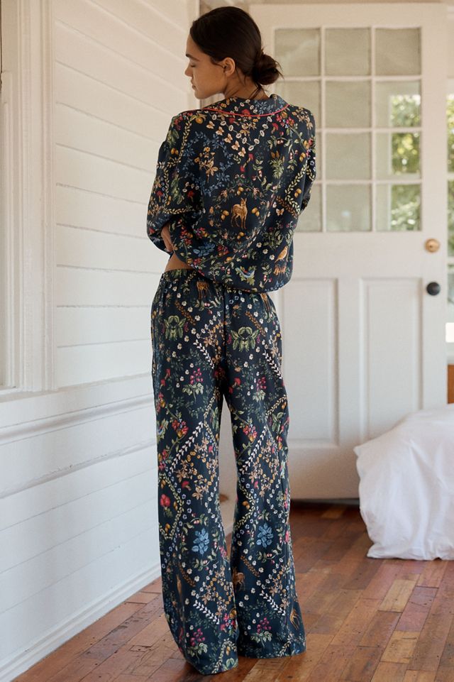 Pantaloni pigiama in flanella LyreBird #2