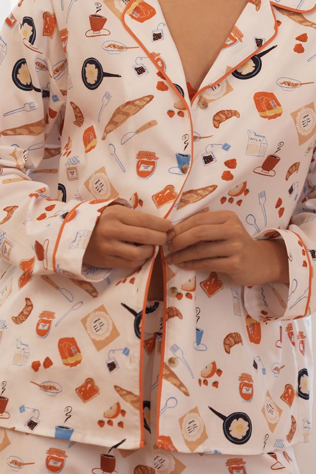 Berry Aktuglu Long-Sleeve Flannel Pajama Top #2