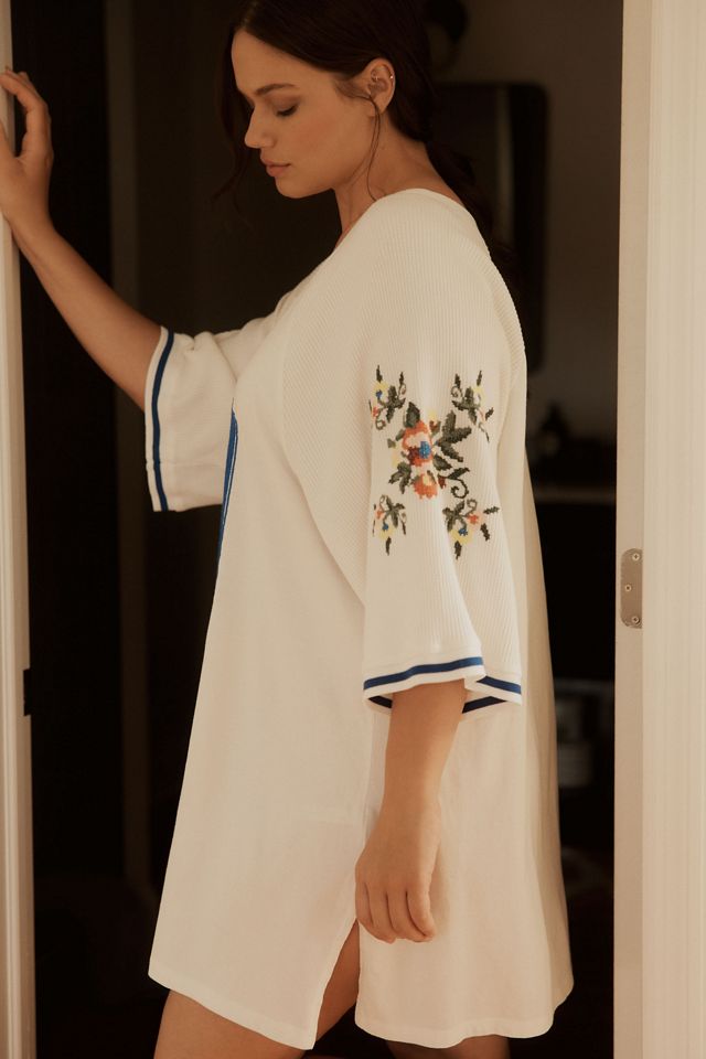 LyreBird Oversized Embroidered Sporty Tee #5