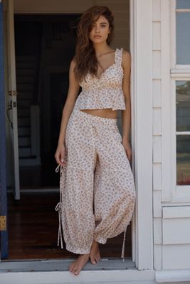 LyreBird 100% Cotton Flannel Harem Pants