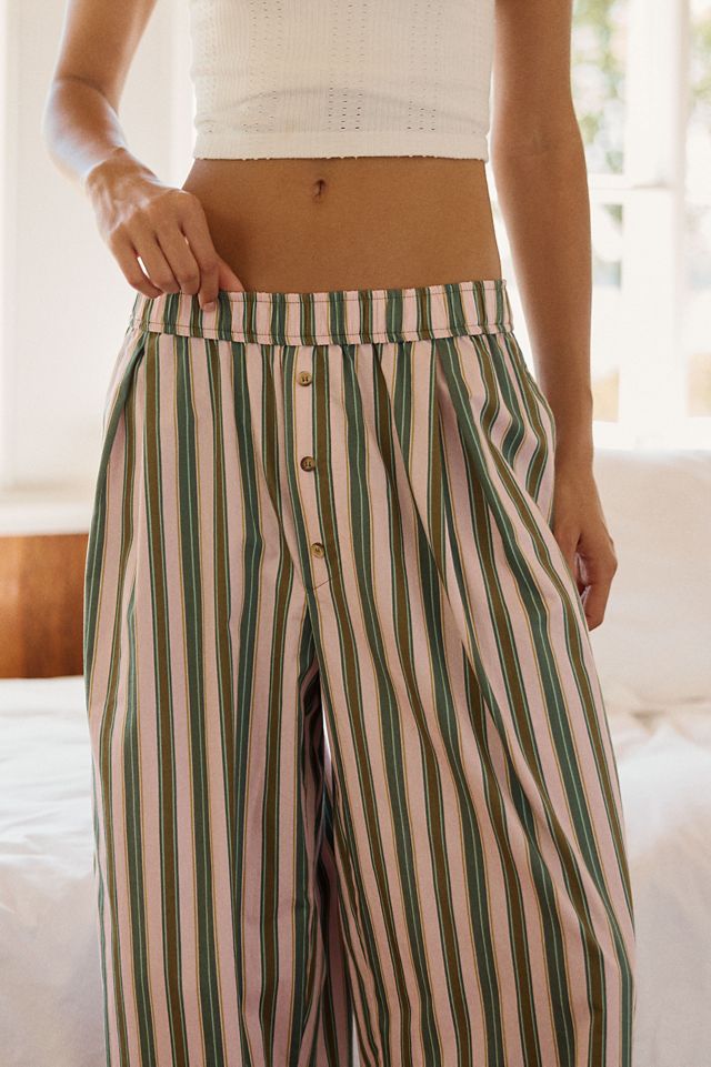 LyreBird Wide-Leg Pleated Boxer Pants #1