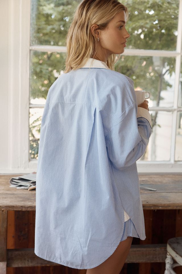 LyreBird Oversized Buttondown Pajama Shirt #2