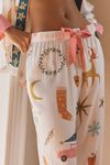 Katie Kime Mod Holiday Long-Sleeve Top & Pants Pajama Set
