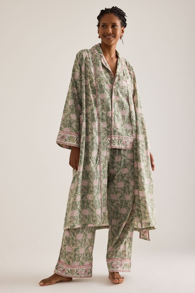 Robe imprimée en bloc Dilli Grey #2