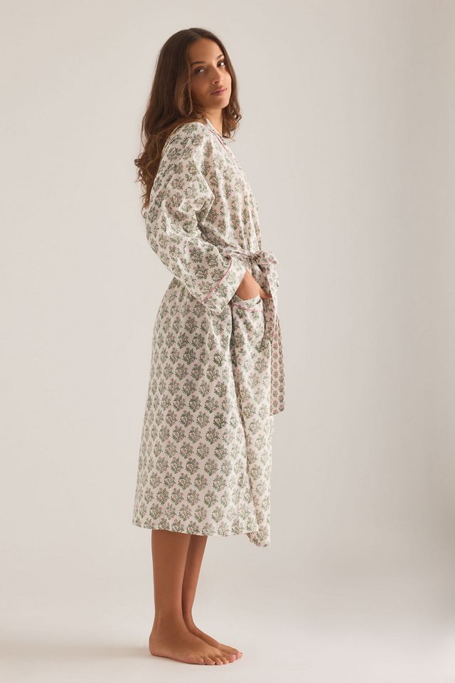 Dilli Grey Cotton Robe | Anthropologie UK