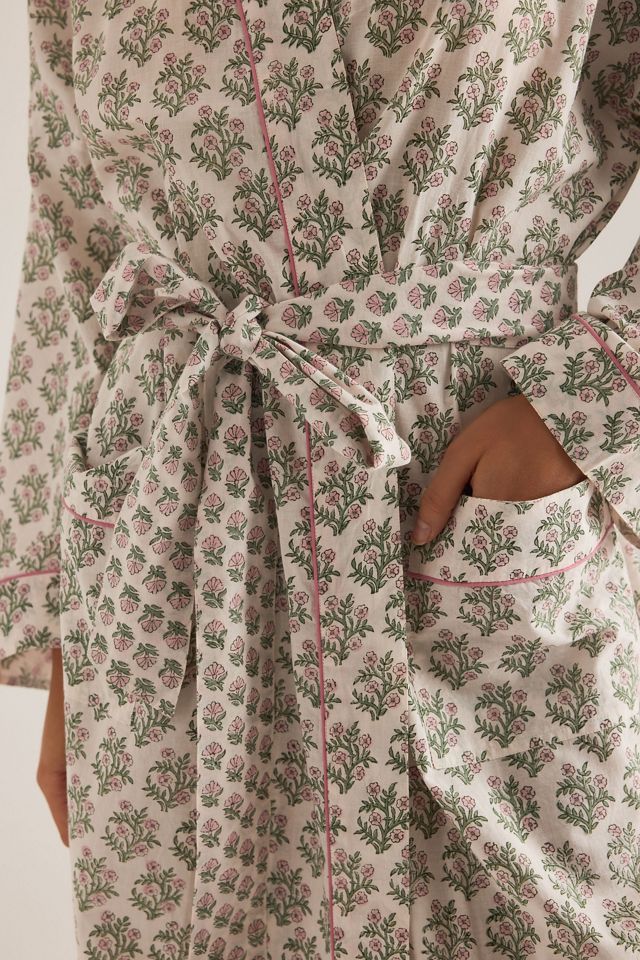 Dilli Grey Cotton Robe | Anthropologie UK