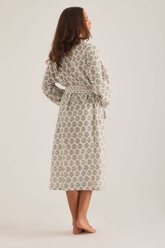 Dilli Grey Cotton Robe | Anthropologie UK
