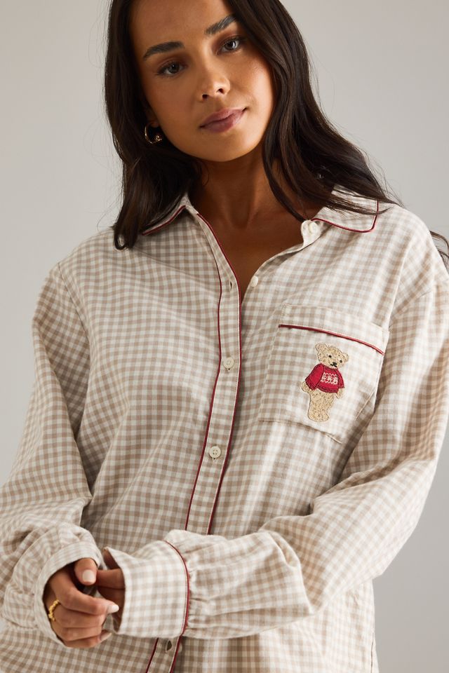 Chelsea Peers Teddy Gingham Pyjama Set #2