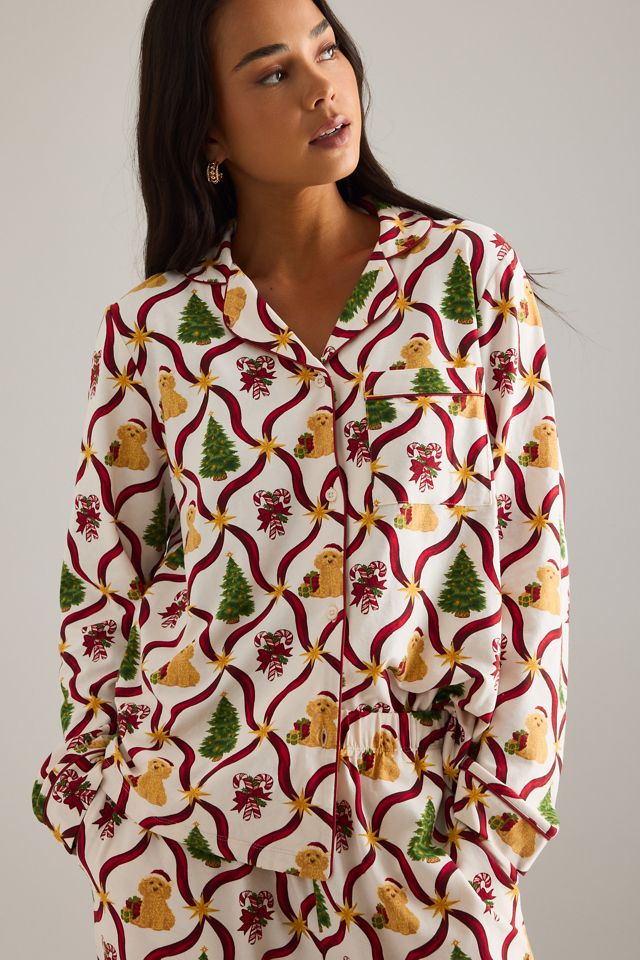 Pyjama Long Chelsea Peers Chiens de Noël #3
