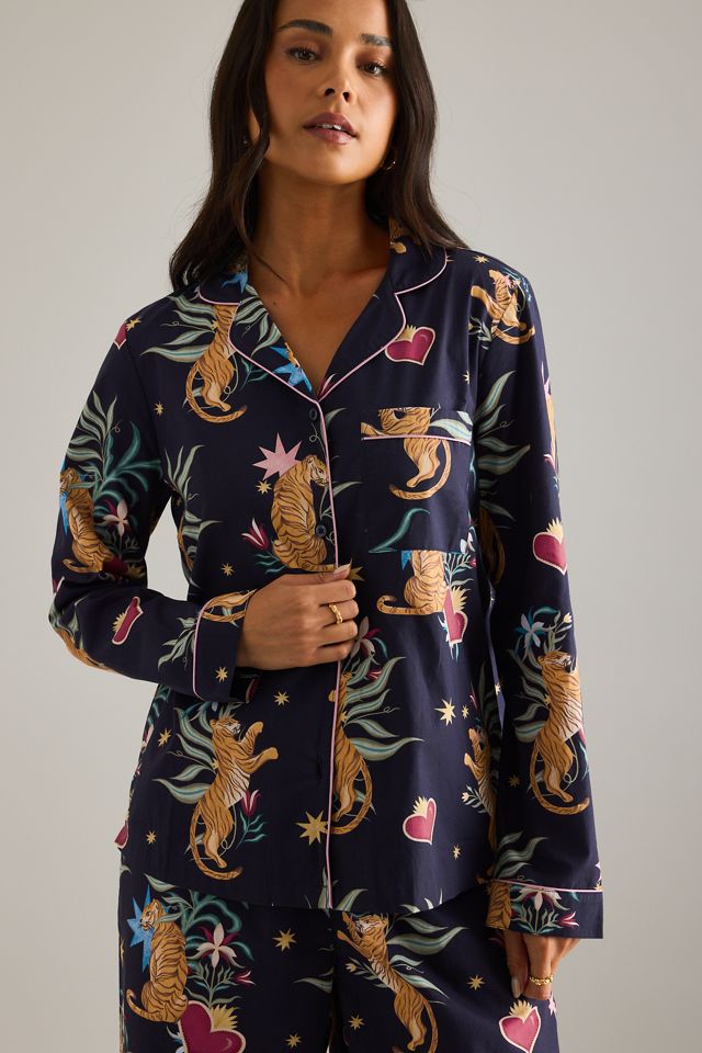 Chelsea Peers Tiger Long Pyjama Set #4