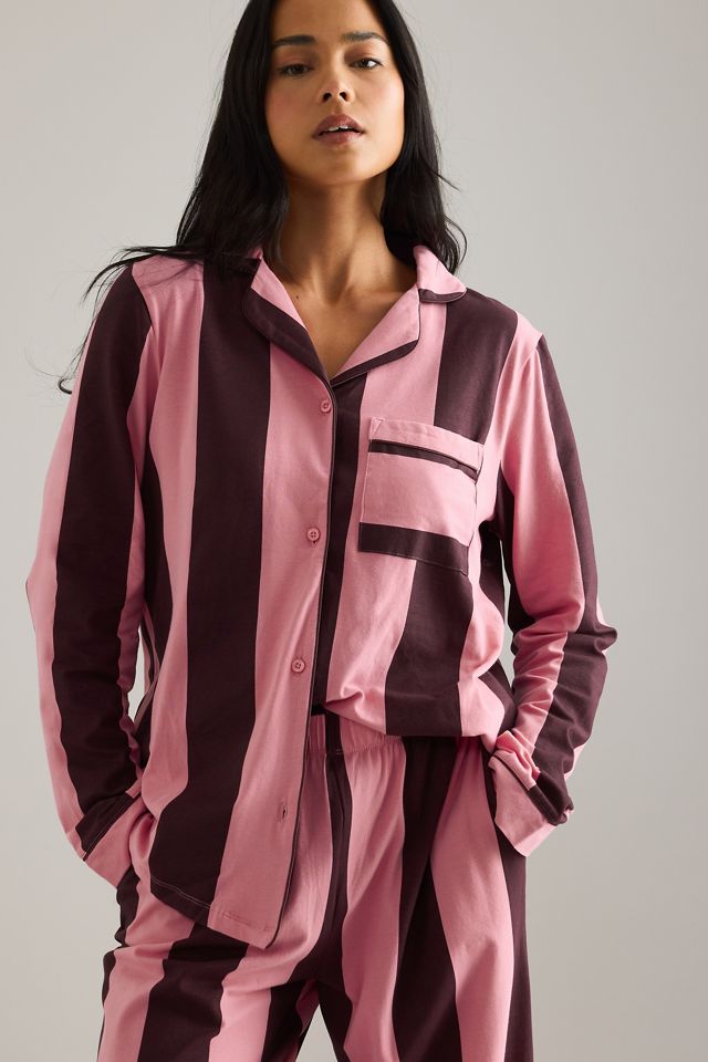 Pigiama a Righe Rosa Chelsea Peers #2