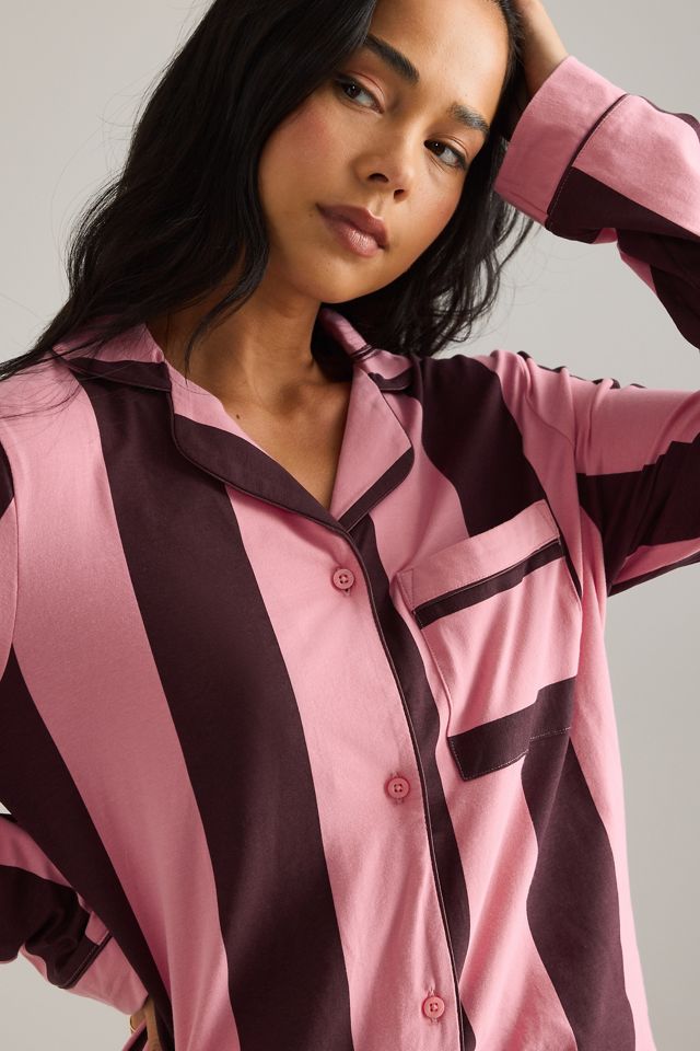 Pigiama a Righe Rosa Chelsea Peers #3