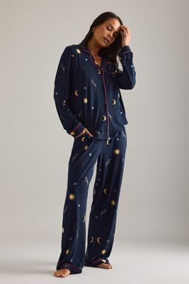 Pijama Largo Chelsea Peers de Cebra Celestial