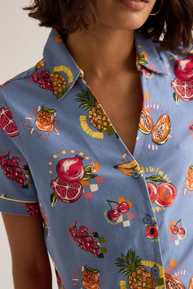 Chelsea Peers Tropische Früchte Kurzes Pyjama-Set #2