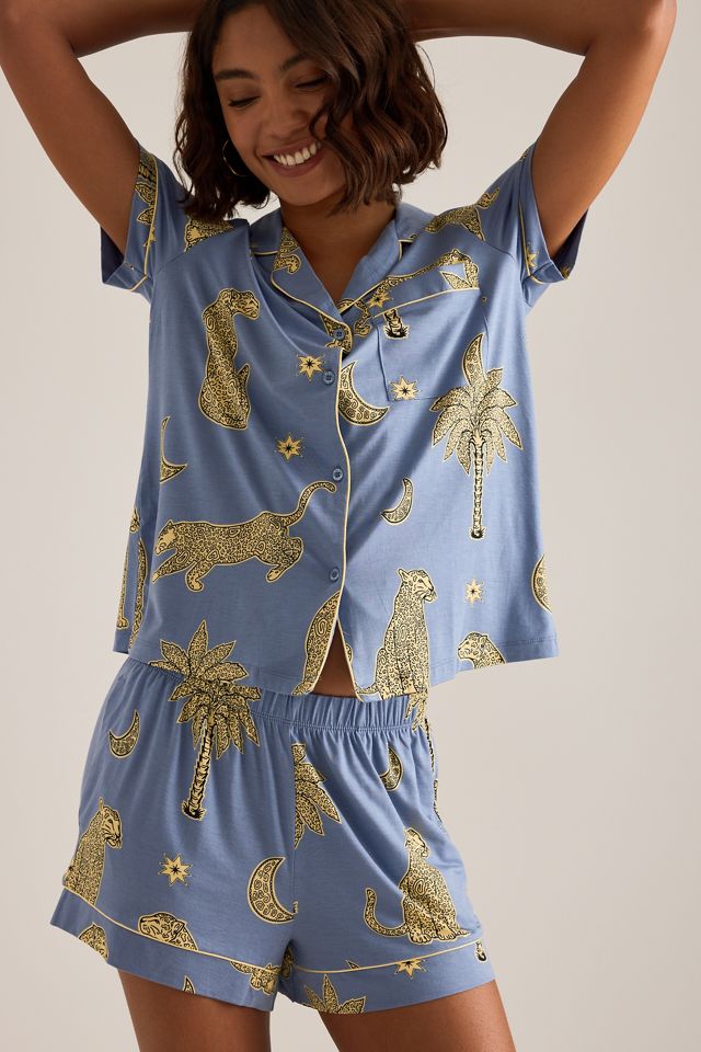 Chelsea Peers Tiger Palm Short Pyjama Set #1