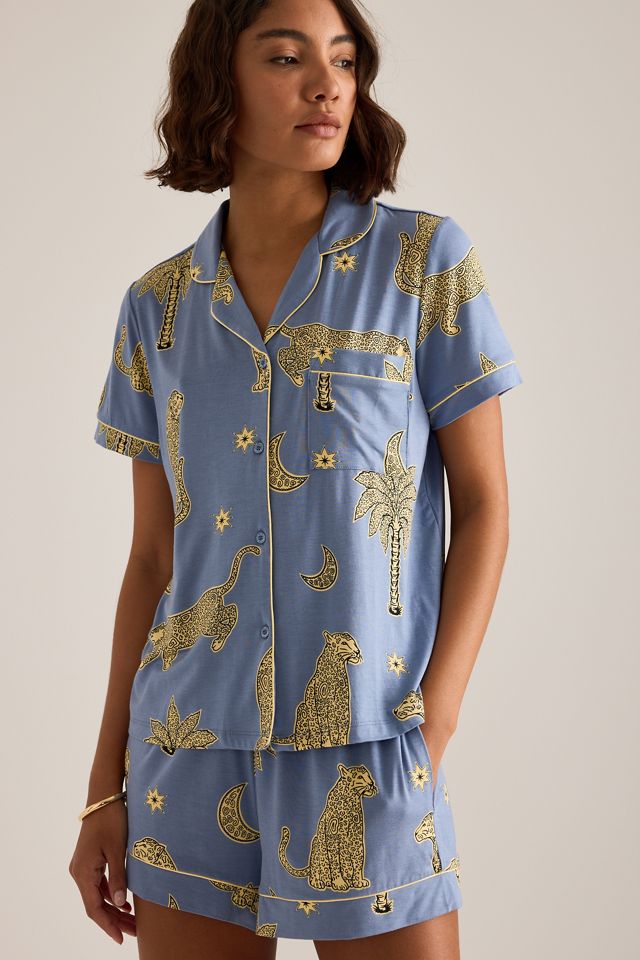 Chelsea Peers Tiger Palm Short Pyjama Set #2