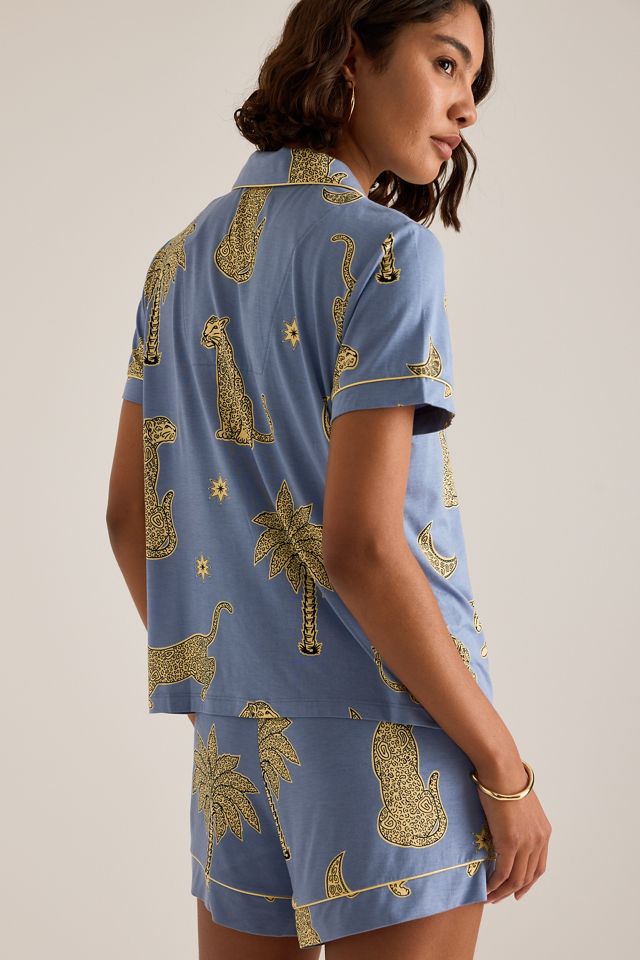 Chelsea Peers Tiger Palm Short Pyjama Set #3