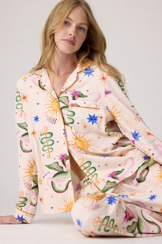 Chelsea Peers Conjunto de Pijama Largo de Dragón Mítico #1