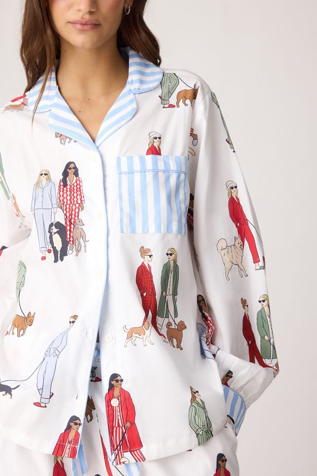Chelsea Peers Ensemble Pyjama Long Promenade de Chien #2