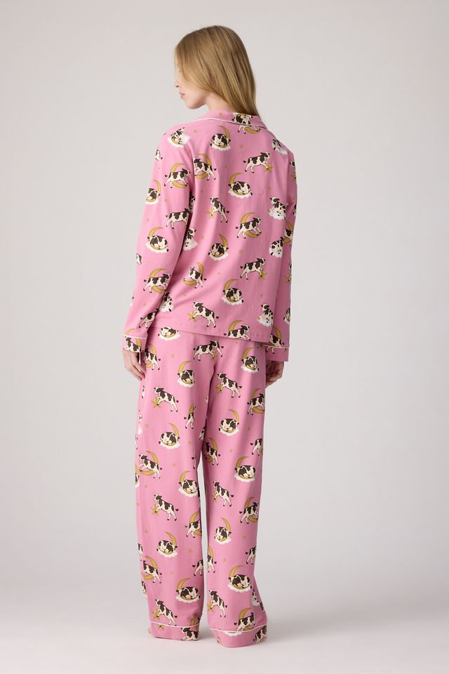 Chelsea Peers Ensemble Pyjama Long Imprimé Vache Cosmique #3