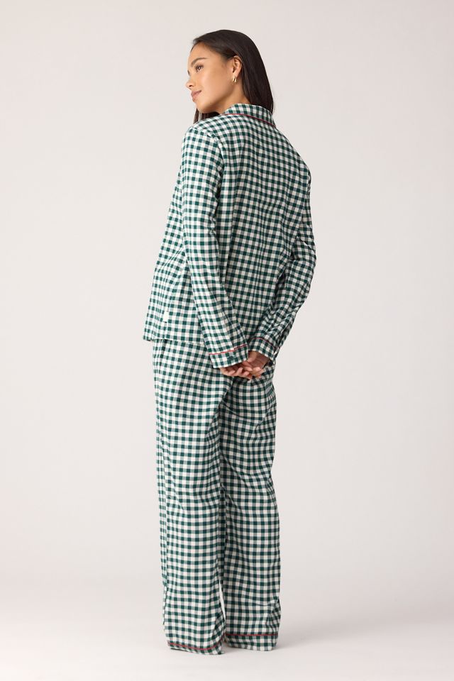 Ensemble pyjama long à carreaux vichy avec nœud devant Chelsea Peers #4