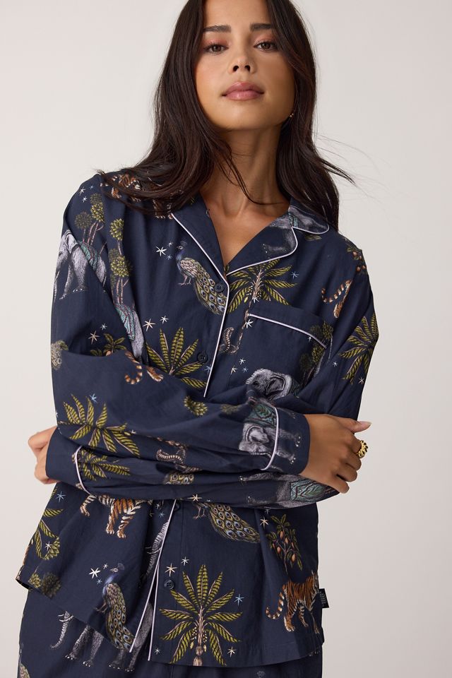 Chelsea Peers Twilight Safari Cotton Long Pyjama Set #1