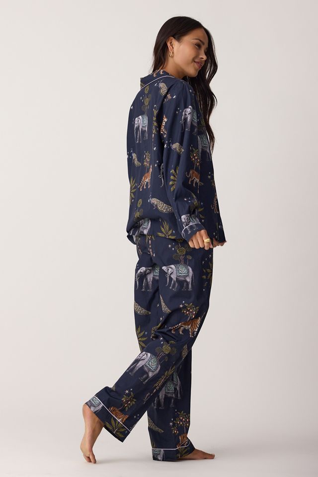 Chelsea Peers Twilight Safari Cotton Long Pyjama Set #2