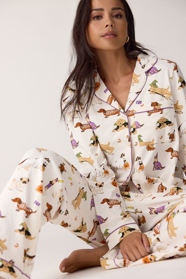 Chelsea Peers Halloween Dogs Organic Cotton Long Pyjama Set #2