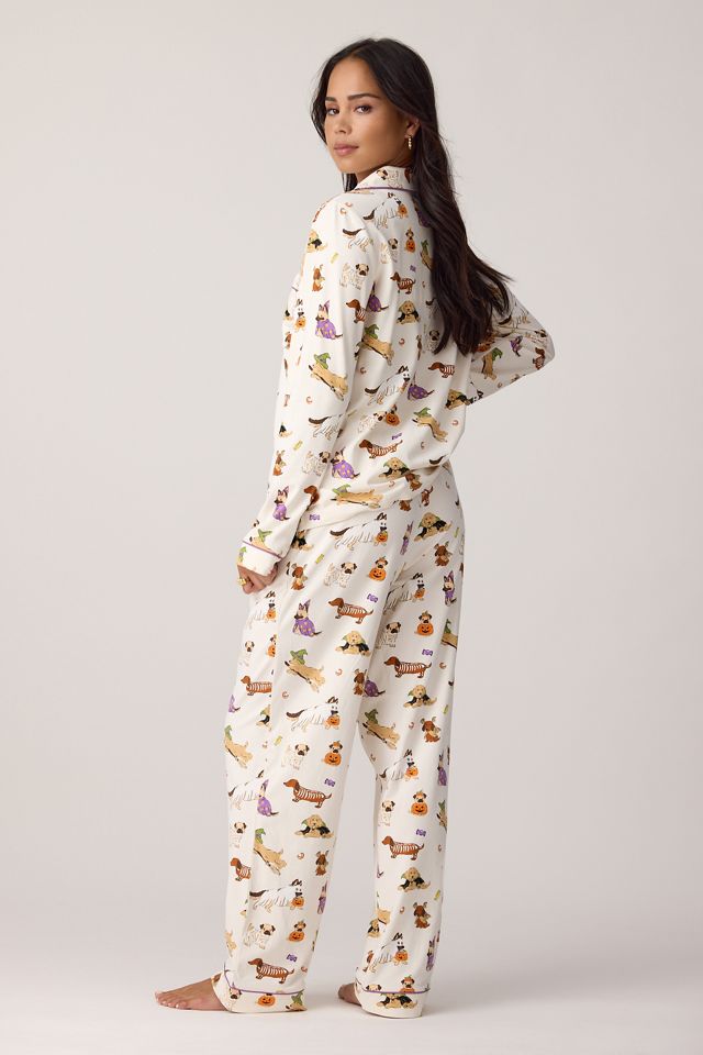 Chelsea Peers Halloween Dogs Organic Cotton Long Pyjama Set #3