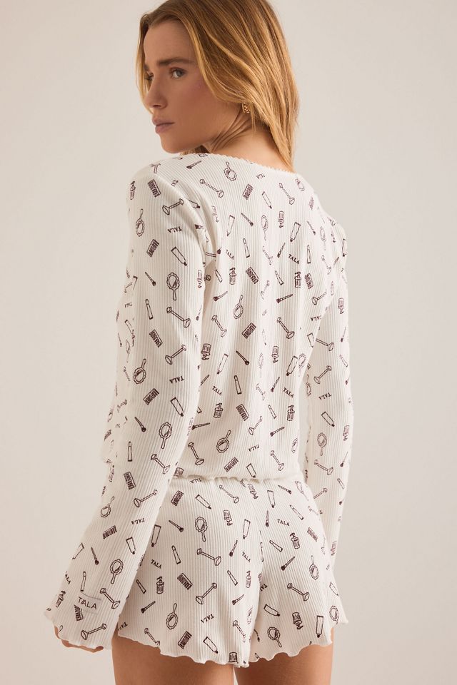 Gilet de pyjama TALA à manches longues et noué devant #5